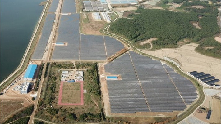 현대 서산 태양광 (65MW-전기공사) (육상 태양광) - 솔라플레이 시공실적