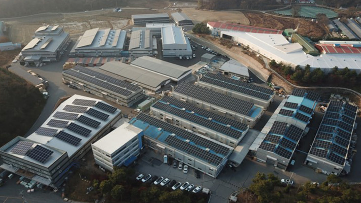 보원케미칼 태양광발전소 (1.2MW) (루프탑 태양광) - 솔라플레이 시공실적